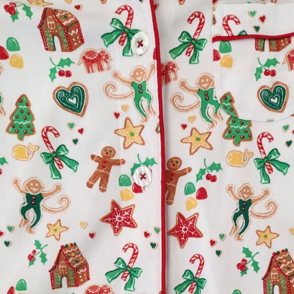 Roller Rabbit Gingerbread Party Pajamas Set - XS - Picture 9 of 15
